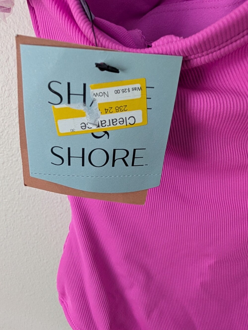 Target Fuchsia One-Piece Swimsuit With Add On Straps (See Photos And Read Below) - Picture 5 of 6